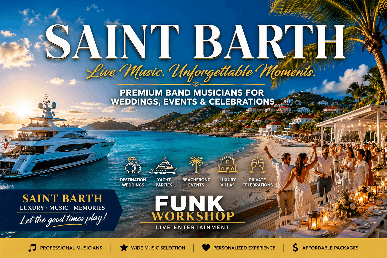 Saint Barth Band Musician
